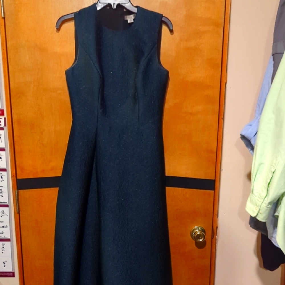 Kay Unger Dark Green Maxi Dress